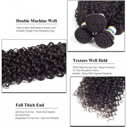 Peruvian Hair Bundles Kinky Curly (4 Bundles)