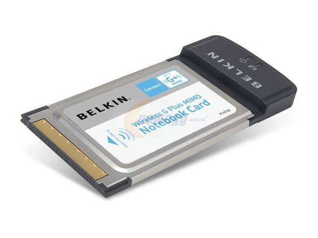Belkin G+ MIMO notebook WIRELESS card .....R1 NO RESERVE !!!!