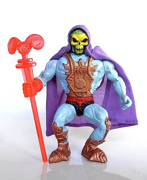 MOTU Vintage 1980's Original Laser Light Skeletor, compl., lights working, He-Man, Masters Universe