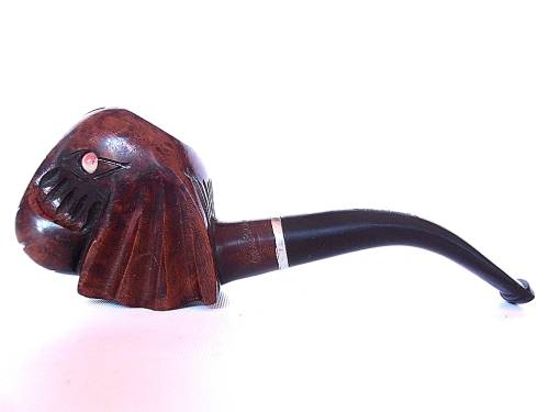 Elephant pipe, real briar made in Italy