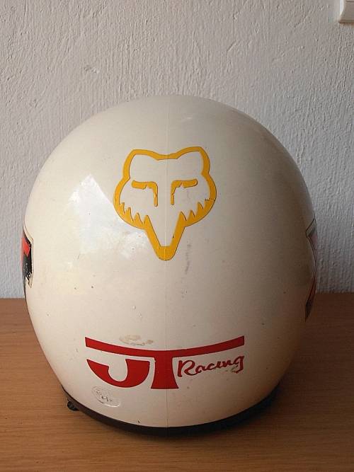 Vintage children's motorcycle helmet, XT, Fox, AGV, JT Racing, Fly Racing
