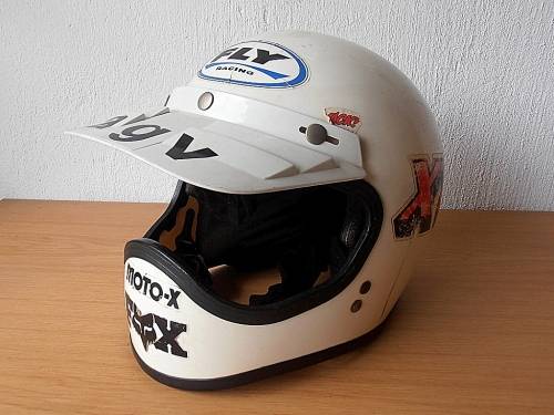 Vintage children's motorcycle helmet, XT, Fox, AGV, JT Racing, Fly Racing