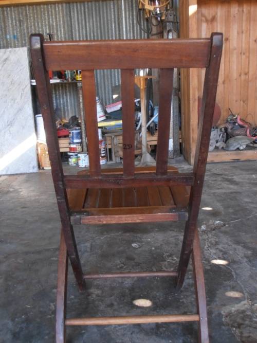 Small vintage folding chair from a Free State farm