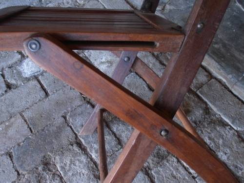 Small vintage folding chair from a Free State farm