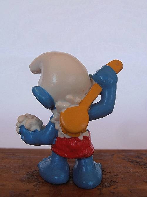 20108 Sauna Smurf, Vintage Smurfs figure, Shipping will only be charged once!