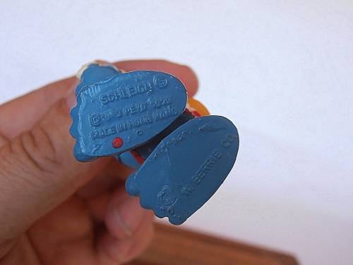 20108 Sauna Smurf, Vintage Smurfs figure, Shipping will only be charged once!