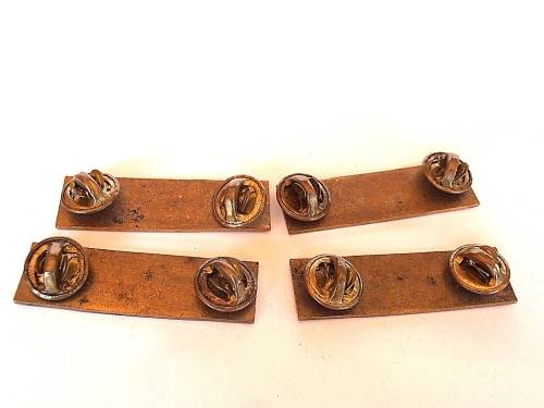 Vintage SAR/SAS metal number badges, 212, 789, 1113, 1331, shipping will only be charged once!