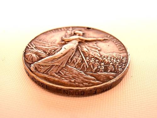 QSA Queen's South Africa Boer War medal, PTE F. Conn, full size. SHIPPING WILL ONLY BE CHARGED ONCE!