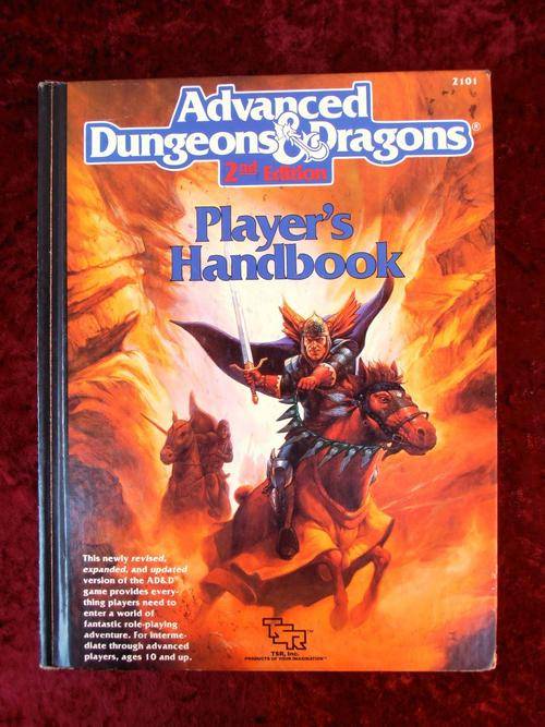Vintage Dungeons and Dragons Player's Handbook, nice condition! WENDYHOUSE-MANIA!