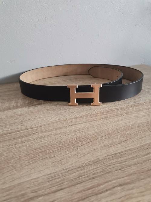 Black Hermes Belt