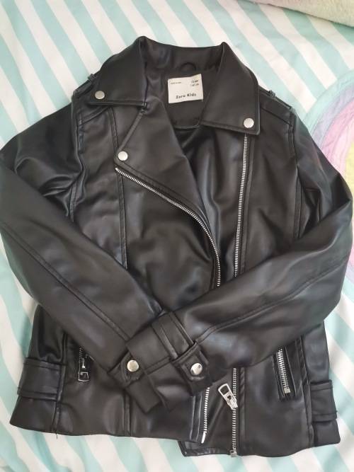 Zara faux leather girls jacket. Free shipping!