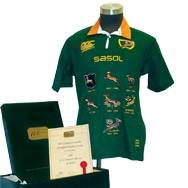 Limited Edition Springbok Centenary Rugby Jersey : 1906 - 2006