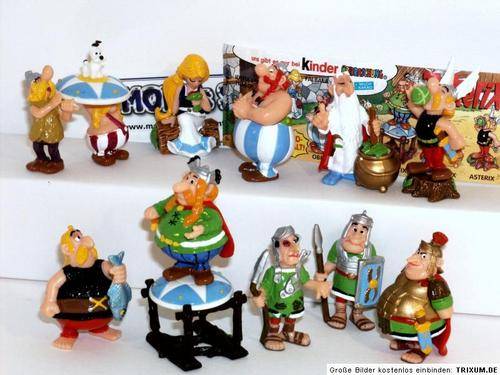 KINDER SURPRISE ASTERIX & ROMANS COMPLETE SET GERMANY