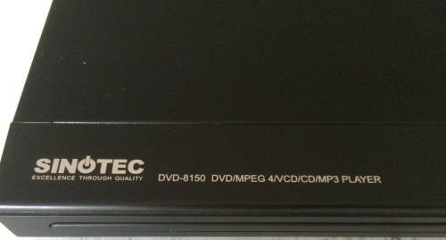 Sinotec DVD MP3 Player With Remote Model DVD-8150