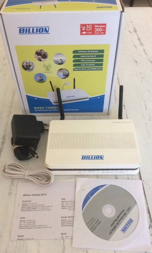 Billion 7300NX BiPAC Wireless 3G Fail Over ADSL2+ Modem Router