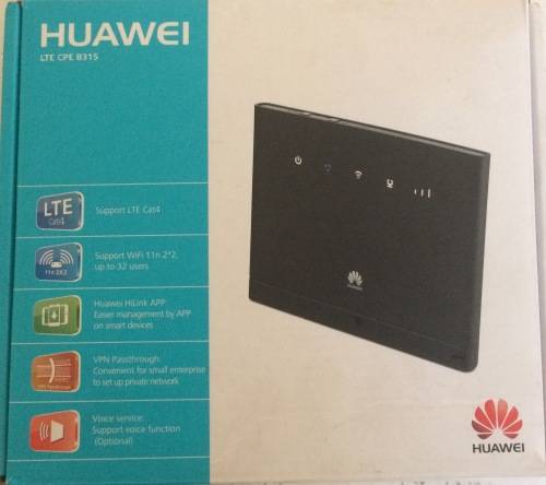 Huawei LTE CPE B315 Router Black Bargain
