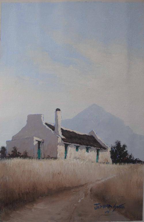 ORIGINAL PAINTING BY JEMMIE SMITH (Daughter of the late Malachi Smith) 'Stilbaai' !!!WORTH R1850!!!