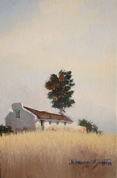 ORIGINAL PAINTING BY JEMMIE SMITH (Daughter of the late Malachi Smith) 'Stilbaai' !!!WORTH R800!!!
