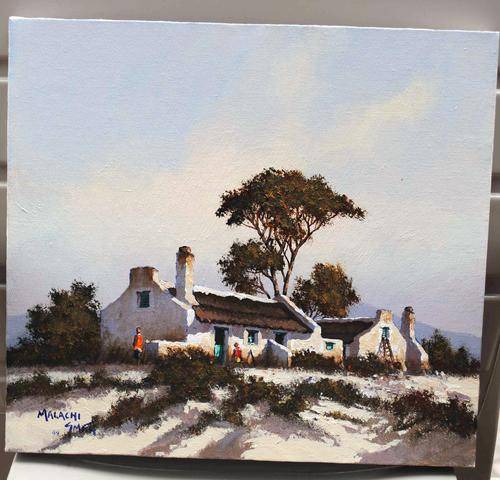 MALACHI SMITH ORIGINAL PAINTING 'STRUISBAAI' !!!!R6825!!!!