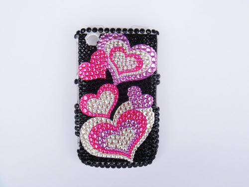 *blingberry* Blackberry Curve 8520 / 9300 snap-on bling cover