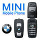 BMW Black FLIP Key Exclusive Designed Mini Cell Phone with Camera And Bluetooth