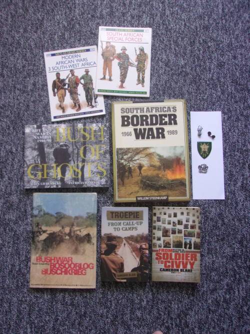 Lot of 7 SADF -related books. All in good condition.