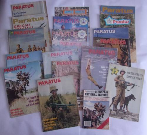Paratus magazines, Vasbyt, Armed forces,SADF 75th anniversary, National service magazine