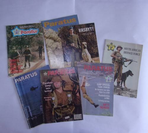 Paratus magazines, Vasbyt, Armed forces,SADF 75th anniversary, National service magazine
