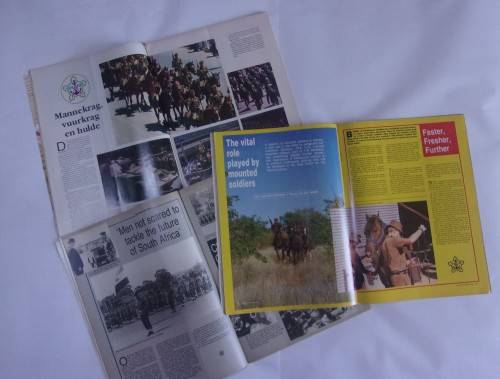 Paratus magazines, Vasbyt, Armed forces,SADF 75th anniversary, National service magazine