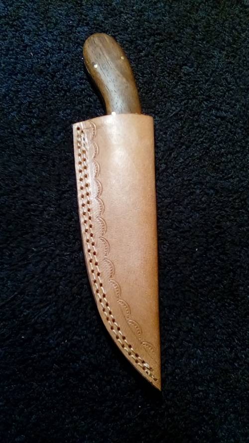 Hand Made Damascus Steel Hunting Knife