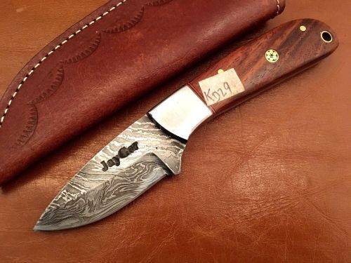Hand Made Damascus Steel Hunting Knife-NO RESERVE AUCTION !!!