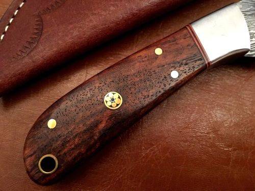 Hand Made Damascus Steel Hunting Knife-NO RESERVE AUCTION !!!