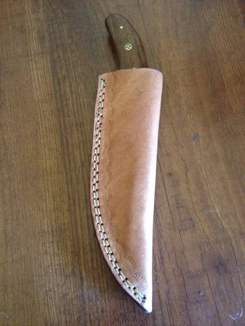 Hand Made Damascus Steel Hunting Knife-NO RESERVE AUCTION !!!