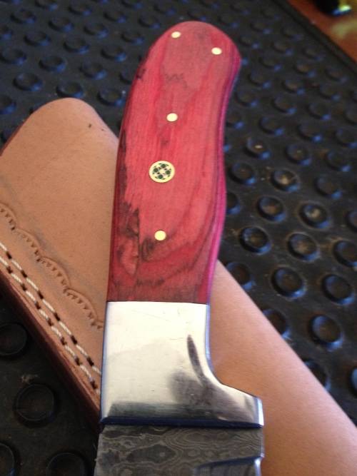 Handmade Damascus Steel Hunting Knife !!!