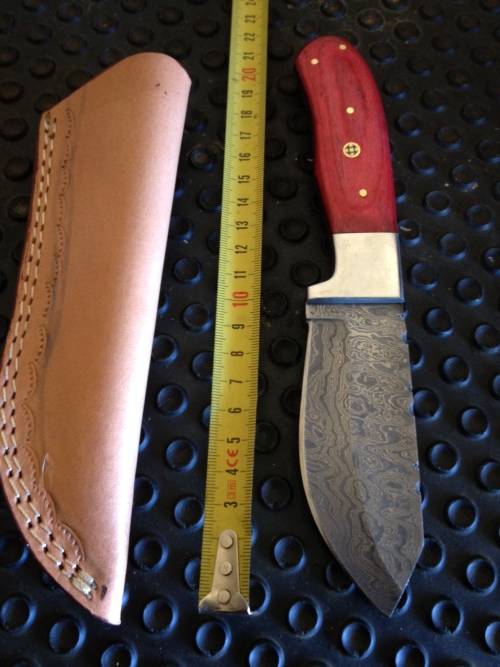 Handmade Damascus Steel Hunting Knife !!!
