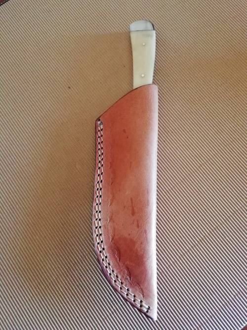 HANDMADE DAMASCUS STEEL BIRD AND TROUT KNIFE !!!