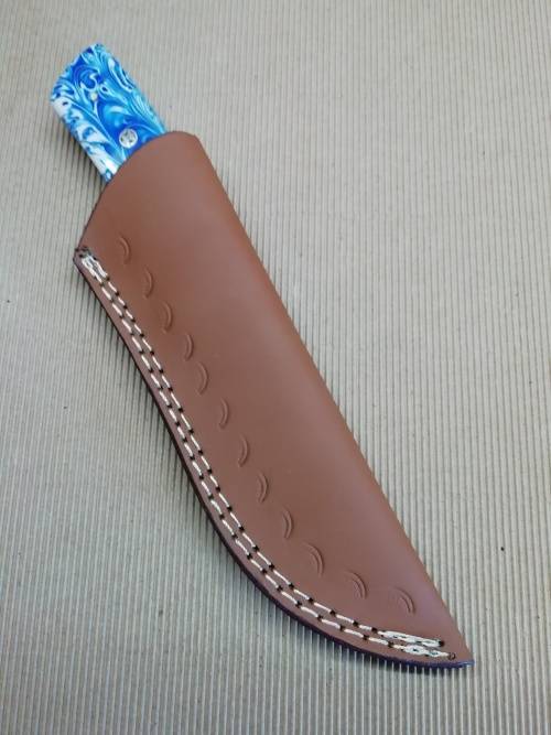 HANDMADE DAMASCUS STEEL HUNTING KNIFE !!!