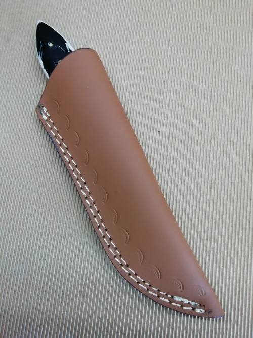 HANDMADE DAMASCUS STEEL HUNTING KNIFE !!!