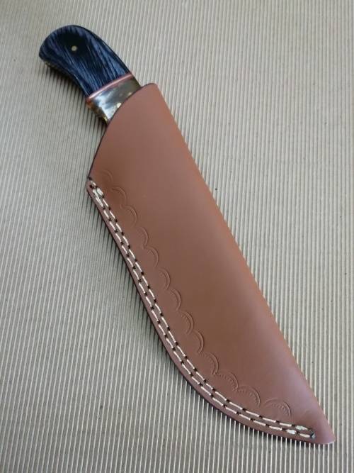 HANDMADE DAMASCUS STEEL HUNTING KNIFE !!!