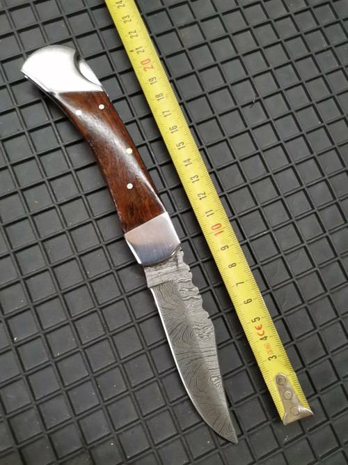 Handmade Damascus Steel Folding Knife