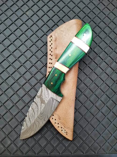 HANDMADE DAMASCUS STEEL HUNTING KNIFE