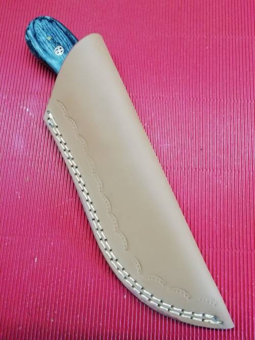 HANDMADE DAMASCUS STEEL HUNTING KNIFE !!!