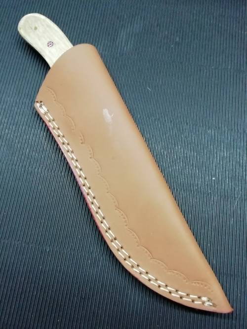 HANDMADE DAMASCUS STEEL HUNTING KNIFE !!!