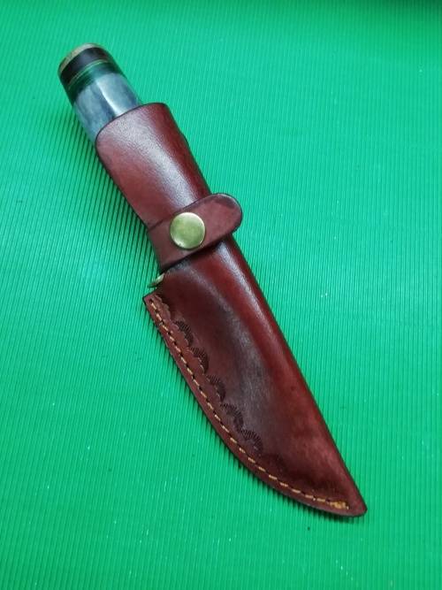 HANDMADE DAMASCUS STEEL HUNTING KNIFE !!!