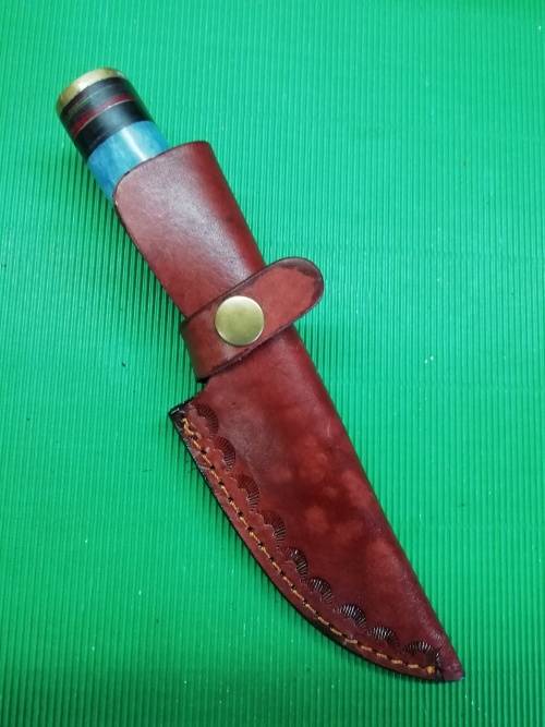 HANDMADE DAMASCUS STEEL HUNTING KNIFE !!!