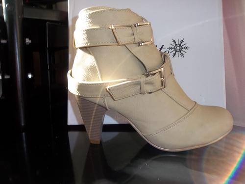 ***STUNNING*** BEIGE PACADORA TWO STRAP ANKLE BOOT****SIZE 3,6