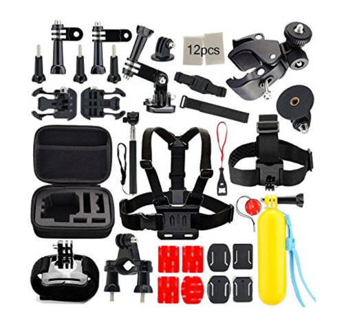 GoPro SJ Rayne Eken Action Camera Accessories Bundle Pack