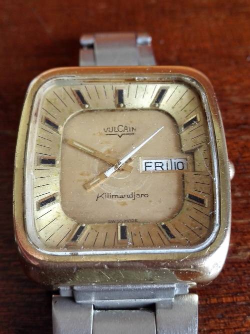 VINTAGE VULCAIN KILIMANDJARO MENS WATCH- WORKING