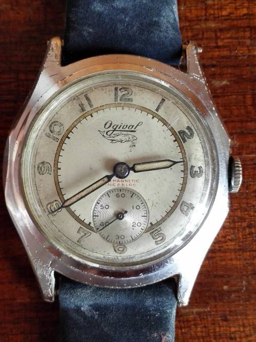 VINTAGE OGIVAL MENS WATCH- WORKING CONDITION