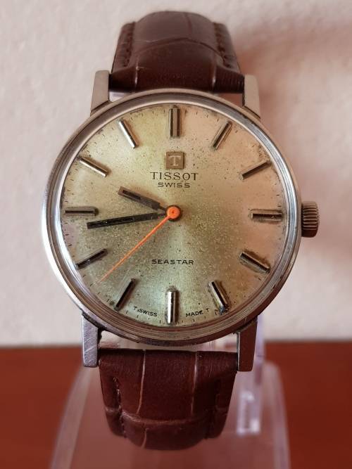 TISSOT SEASTAR MANUAL WIND MEN'S WATCH IN GOOD WORKING ORDER